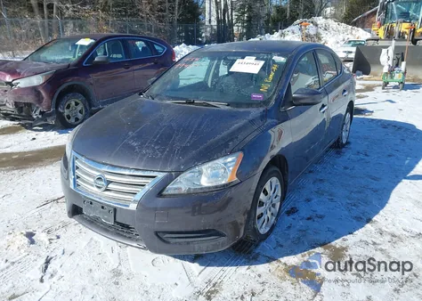 2014 Nissan Sentra S from USA, damaged, VIN 3N1AB7AP1EY336680